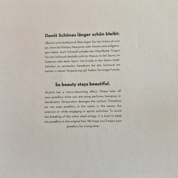 Coeur de Lion Purple & Gold necklace - Picture 6 of 6